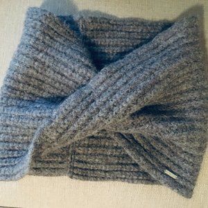 Soft Wool Coach Infinity Scarf - EUC